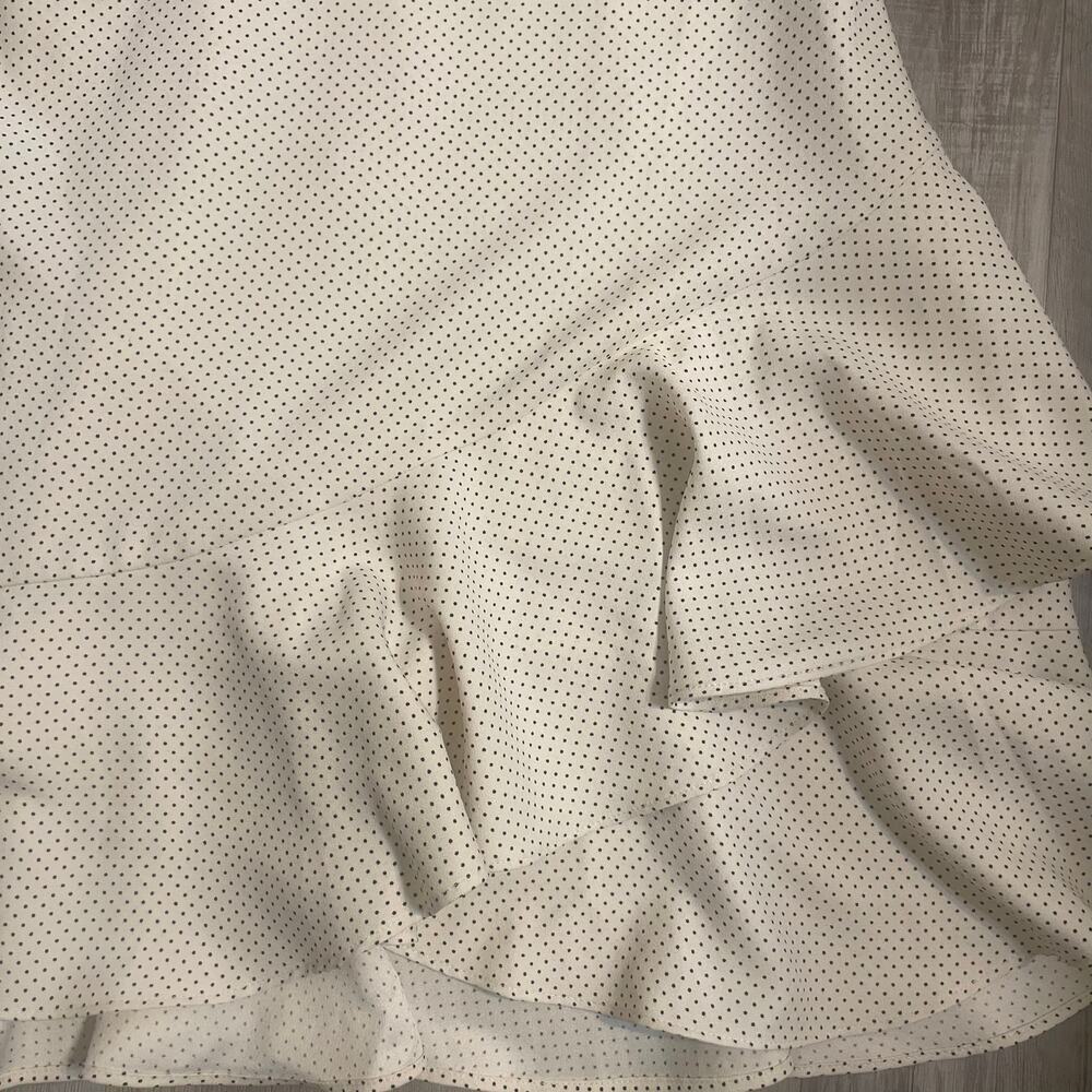 Banana Republic Factory PRINT RUFFLE-HEM SHEATH DRESS size 6P - Picture 12 of 15